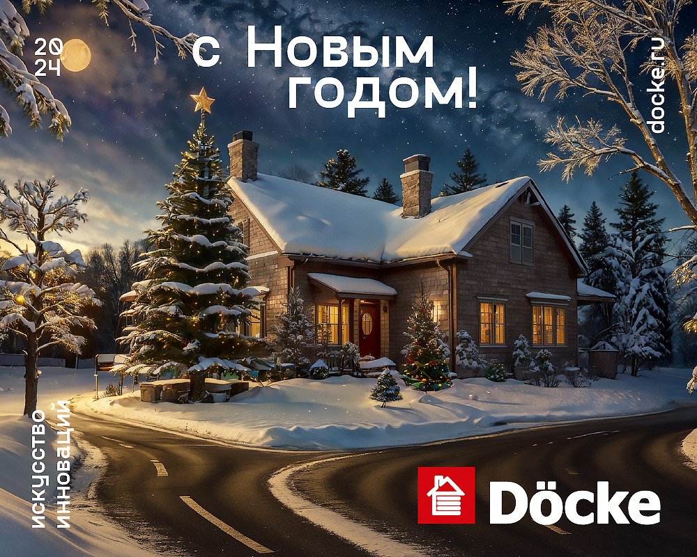 Дёке поздравляет вас с Новым 2024 годом! — Docke.Ru - г.Петрозаводск