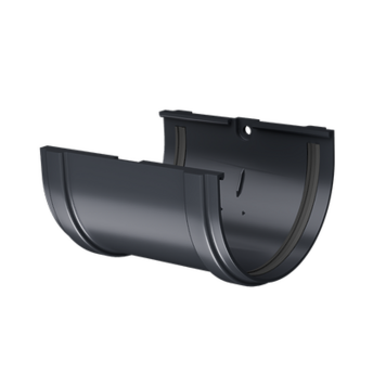 Соединитель желобов Премиум (Premium) Графит, (RAL 7024)