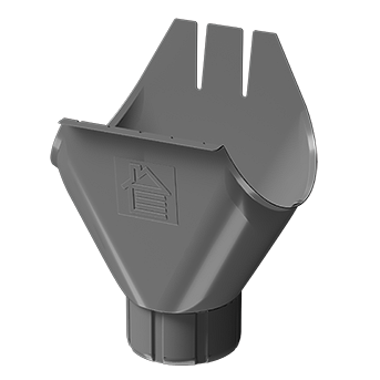 Водосточная воронка желоба Stal Standard, темно-серый - 1
